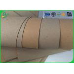 Mixed Pulp High Stiff Brown Craft Paper Roll 80gsm - 140gsm For Corrugated Box for sale