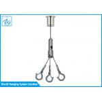 Ceiling Basket Flower Pot Hanging Kit Silver Color DIY Installation Mode for sale