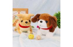 China Odorless 20cm Vocalizing Dog Plush Doll For Children supplier