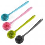 Hypoallergenic Long Handle Silicone Bath Body Brush Home Bathroom Accessories