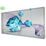 TL10.42mm advertising led transparent screen , led glass display 83% transparency for sale