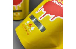 China Zipper Top Plastic Stand Up Pouch Custom Mylar Bag With Window supplier