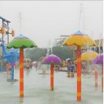 Small Mushroom Fountains Fiberglass For Kids Amusement Machine