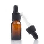 YUHUA 10ml Amber Glass Bottles 0.3 Oz Brown Essential Oil Bottle