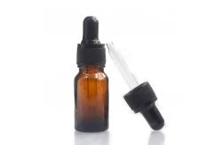 China YUHUA 10ml Amber Glass Bottles 0.3 Oz Brown Essential Oil Bottle supplier
