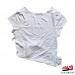 10Kg Package White T Shirt Rags for sale