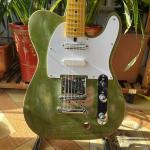 Custom Grand TPP Francis Rossi Status Quo Grand Tribute Relic Electric Guitar in Green Color for sale