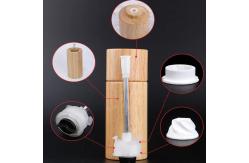 China Household Spice Storage Containers Gadget Rubber Wood Pepper Grinder supplier