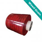 3003 Wood Grain Aluminum Coil Wood Aluminum Sheet For Kitchen Cabinet Panel for sale