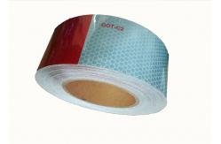 China Exterior Auto 2 Inch Safety Reflective Tape For Trailers  Pressure Sensitive supplier