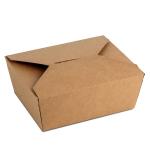 Biodegradable Paper Box Microwave Safe , Oil Proof Paper Takeaway Food Containers for sale