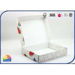 4c Print Corrugated Mailer Box F Flute Mailing Packing Gift Boxes for sale