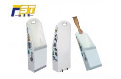 China Eco-friendly Paper Cardboard Trolley Foldable Box with Wheels For Promotion supplier