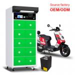 Intelligent Battery Swapping Cabinet for Electric Motorcycle 10 Warehouse Hot Sale Green Color for sale