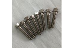 China Heated Treated Titanium Flange Hex Cap Bolt And Screw Cutomized Gr1,Gr2, supplier
