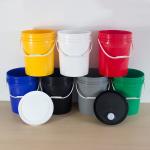 20L Plastic Bucket With Spout Cap For Industrial Raw Material Chemical Powders Storage for sale