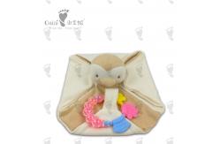 China 29 X 29cm Animal Scarf Child Friendly Square Stuffed Penguin Comforter supplier