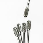 SC Shape Cylindrical Power Carving Bits Yg8 Aluminum Burr Bits Full Size for sale