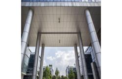 China Silver Plain Pattern Aluminium Column Cladding Panel 1.5mm-3mm supplier