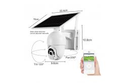 China Waterproof Home Solar CCTV Camera With Sim Card 1080P Wireless Security Alarm System supplier