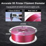 PLA+ Filament Silk Rose Red  3D Printer Filament for Your Printing Needs