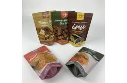 China Stand Up Doypack Tobacco Packaging Pouch Hot Seal Zipper Packet With Logo supplier