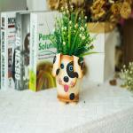 Funny Metal Animals Planter Pot Desktop Ornaments Home Decor Garden Pot for sale
