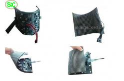 China Digital P4 RGB LED Curtain Display  Wall Mounted , Curved LED Wall IP65 Waterproof supplier