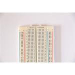 840 points connected breadboard with blue and red coordinates