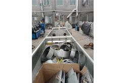 China 38Cr Moaia PVC Pipe Twin Screw Extruder Dual Pipe Output Making Machine supplier