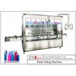 PLC Control Automatic Paste Filling Machine For 250ML-5L Liquid Soap / Lotion / Shampoo for sale