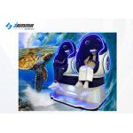 Coin Operated 2500w 2 Players 9D Egg VR Cinema for sale
