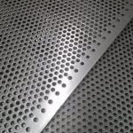 2mm Round Hole Perforated Stainless Steel Mesh Sheet 3.5mm Pitch Grade 304 316l for sale