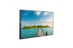 China Ceiling Mounted Ultra Slim One Side LCD Advertising Screen supplier