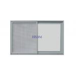 Good waterproof Aluminum Frame Sliding Windows with double glazing and safety screen for sale