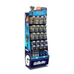 Shavers Pegboard Display Stands Demountable Supermarket Display Shelves With Hooks for sale