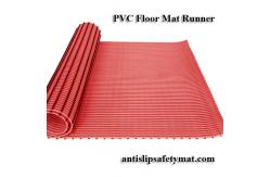 China Grid Commercial Carpet Runner PVC Drainage Mat 20 Inch Wide Rug Runner supplier
