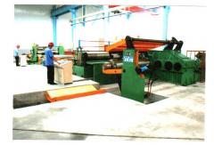 China 1300mmx5mm Steel Coil Slitting Machine Adopt Pneumatic Nesting Stacking supplier