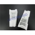 White Plastic Container Spare Parts For Cigarette Packer Machine for sale