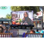 Mobile Trailer Led Display Screen P10 Rgb 3 In1 For Outdoor Rolling Advertising for sale