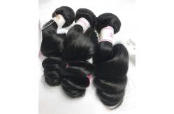 China Double Weft 100% Virgin Human Hair Extensions Loose Wave Hair Bundle supplier