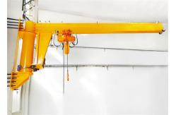 China Easy Operated Fixed 100kg Wall Mounted Jib Crane With Electric Chain Hoist supplier