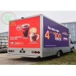 outdoor p6 full color advertising led screen installed on a truck with high brightness for sale