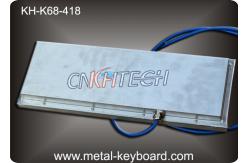 China IP65 Industrial Metal Rugged Keyboard with trackball , Desktop computer keyboard supplier