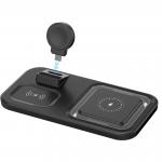 Three In One Wireless Charger For Mobile Phone, Apple Watch, And TWS Bluetooth Earphones for sale