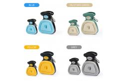 China Yellow Small Portable Pooper Scooper Handheld Pet Poop Scoop supplier