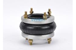 China 150076H-1 Industrial Air Spring With Flange 0.8Mpa Single Convoluted Air Suspension supplier