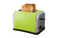 China Purple 2 Slot Electric Smart Small 2 Slice Toaster With Removeable Crumb Tray supplier
