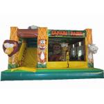 Safari park inflatable combo inflatable elephant combo animals inflatable combo for sale for sale