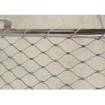 SS304 Rope Cable Mesh With Frame Customized For Boundary Wall for sale